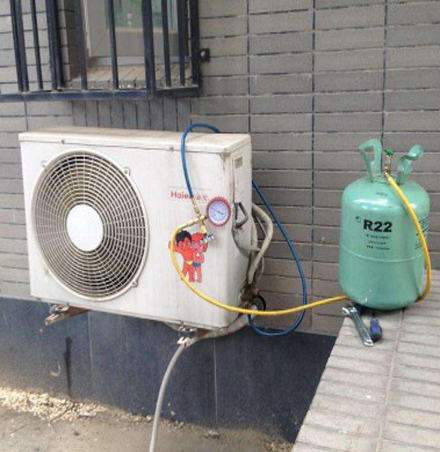 红原空调加氟